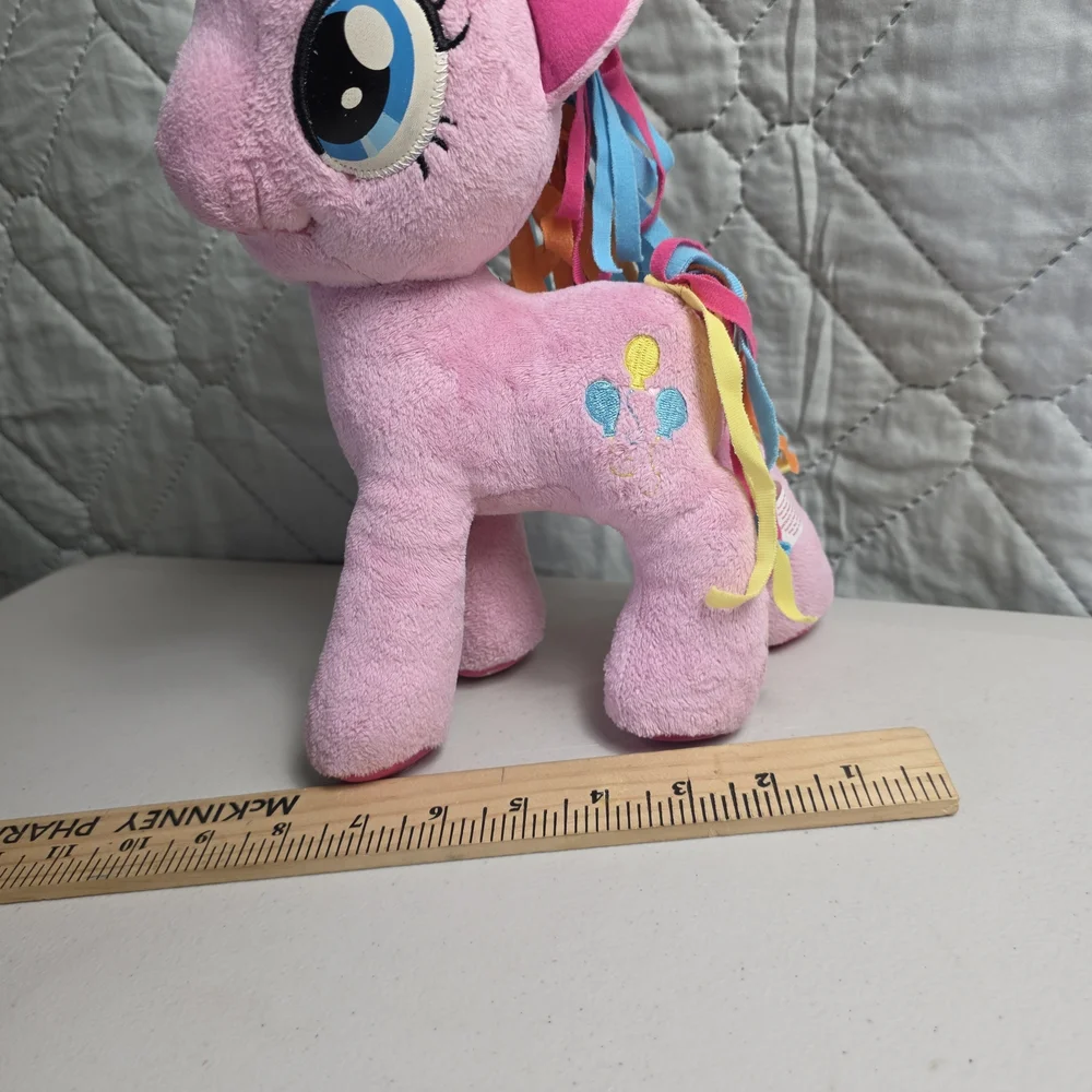 My Little Pony PINKIE PIE Rainbow Hair Plush 11"-12’’ Hasbro Funrise 2014 - Picture 6 of 6